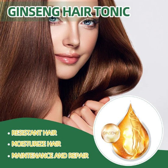 Ginseng hair serum oil dropper detail