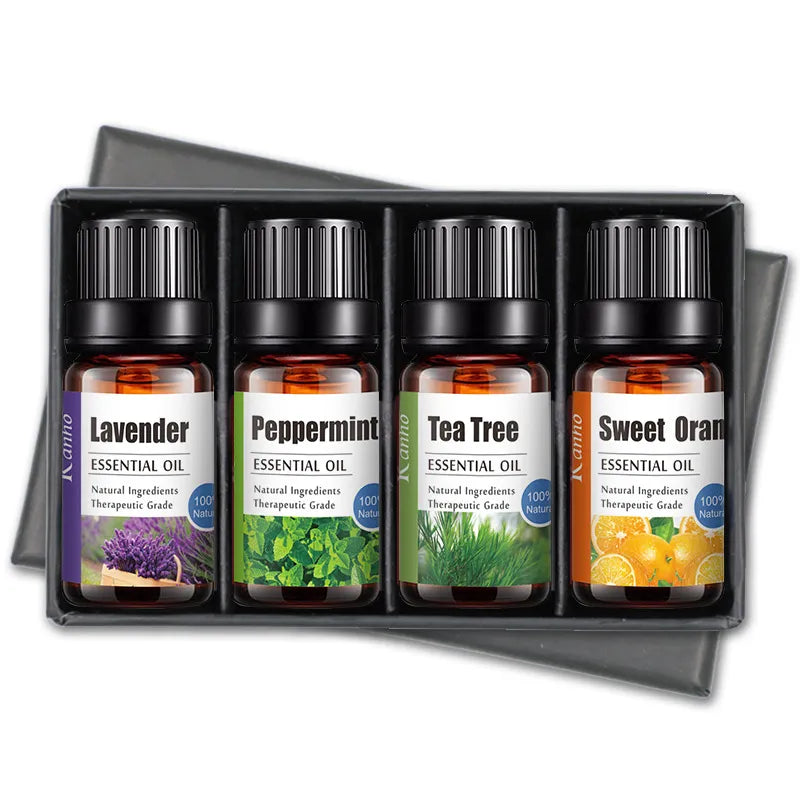 4-Piece Essential Oil Massage Set relax and rejuvenate