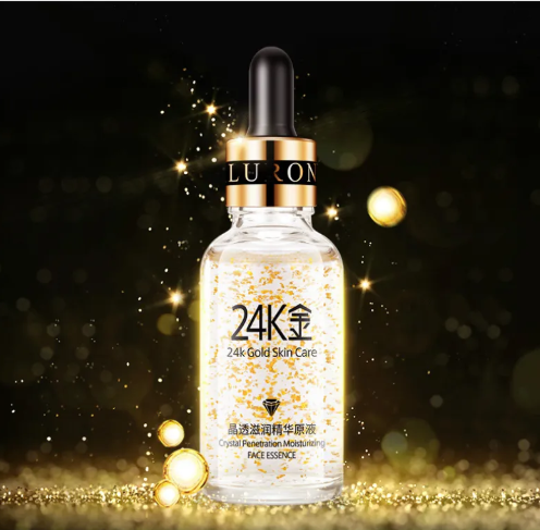 24K gold hyaluronic acid serum lifestyle beauty