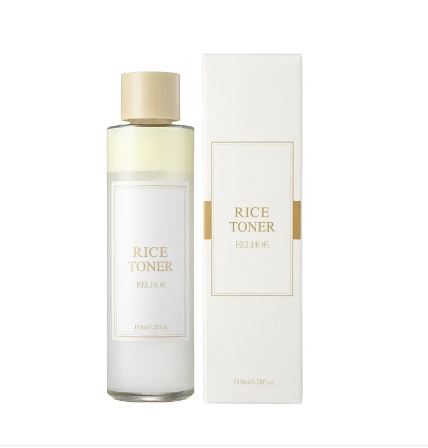 Rice face toner skincare routine lifestyle