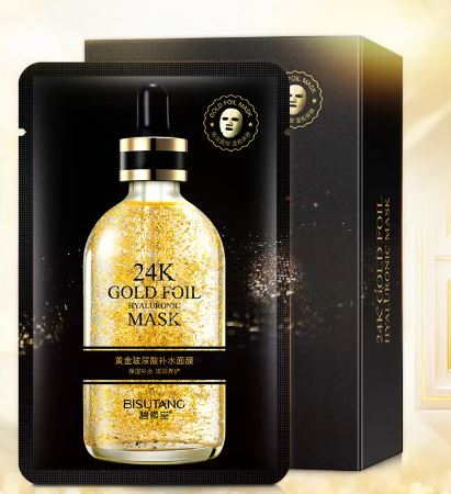 24K Gold Hyaluronic Acid Sheet Mask 10-pack