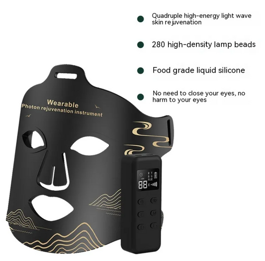Infrared LED Phototherapy Face Mask anti-aging light therapy