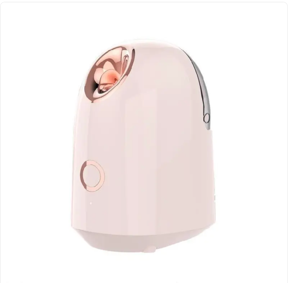 Beauty steamer on bathroom vanity