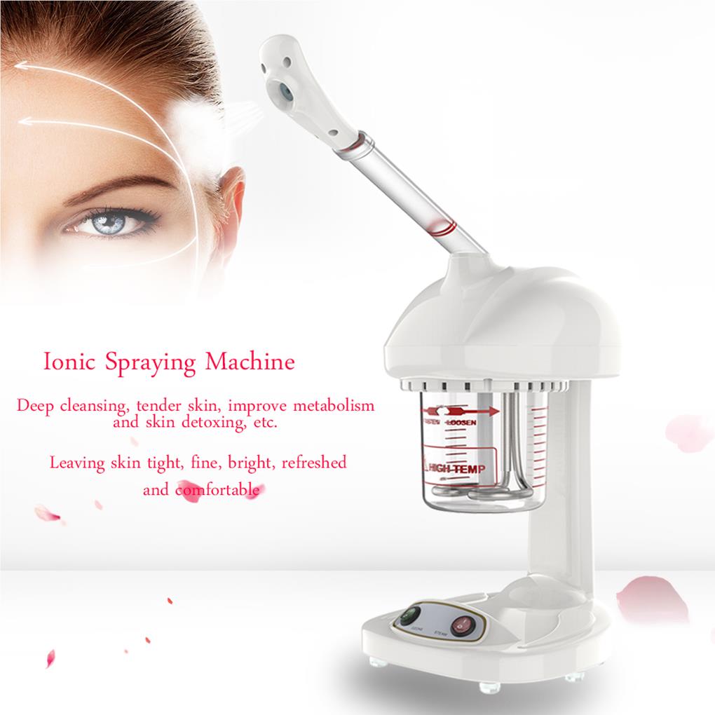 Facial steamer lifestyle skincare routine