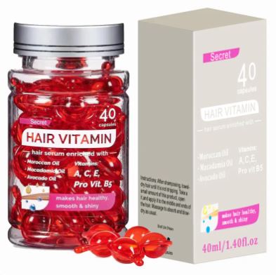 Essential oil hair capsules lifestyle