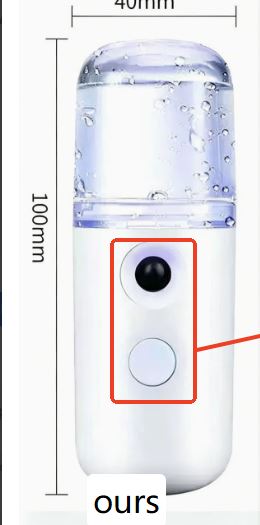 Nano Mist Facial Sprayer – Portable Water Spray Device