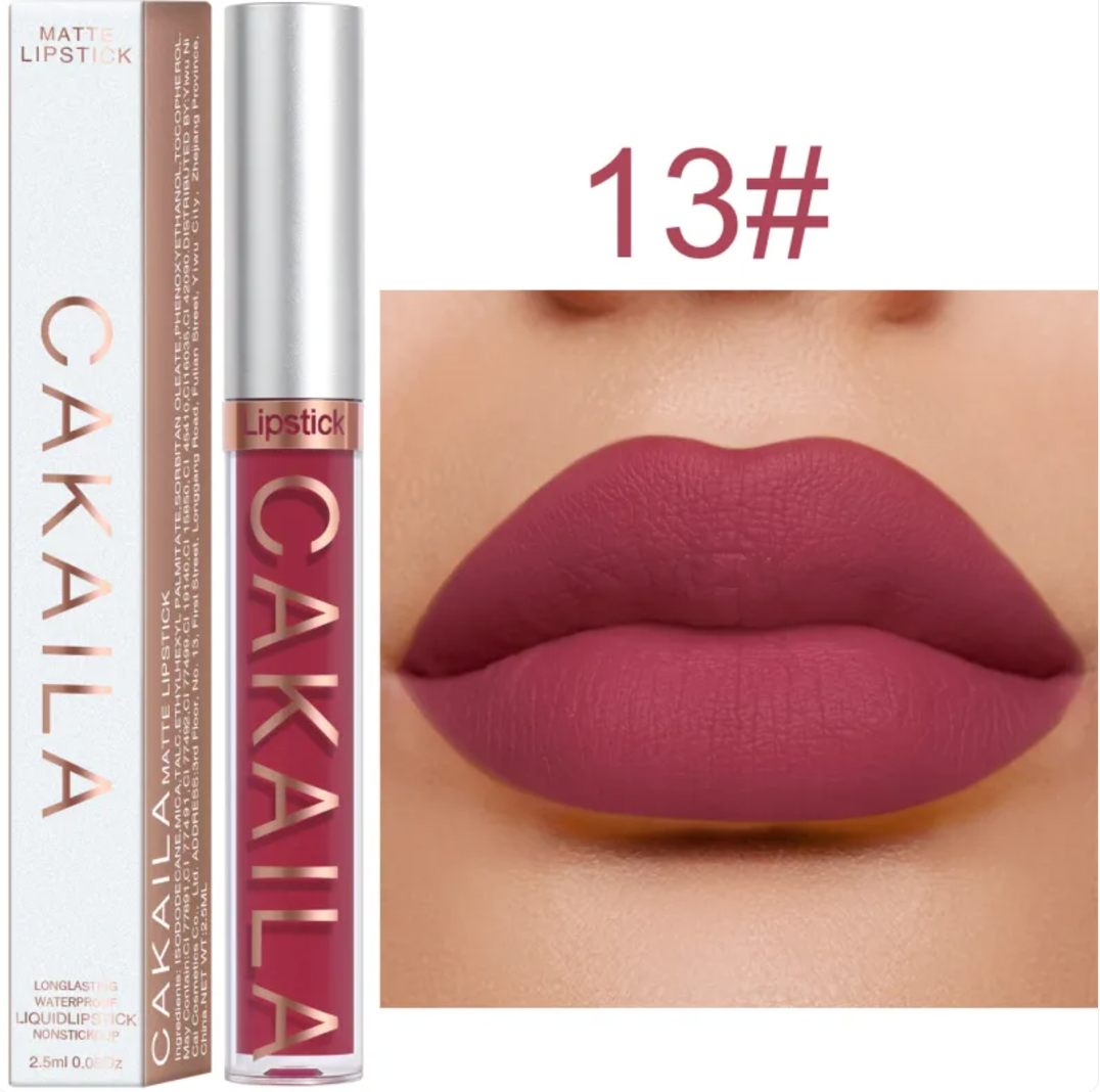Waterproof lip gloss texture and pigment swatch