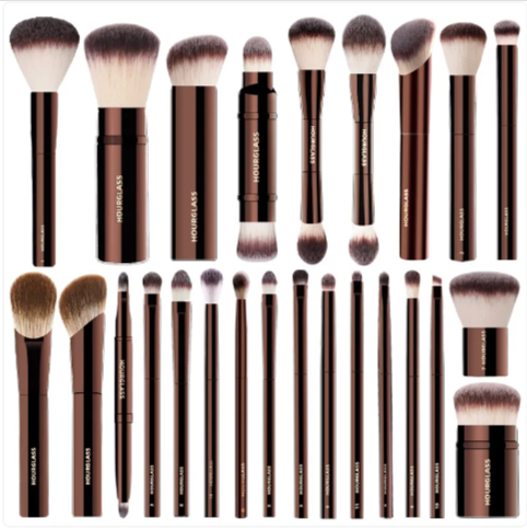 Professional makeup brush set details