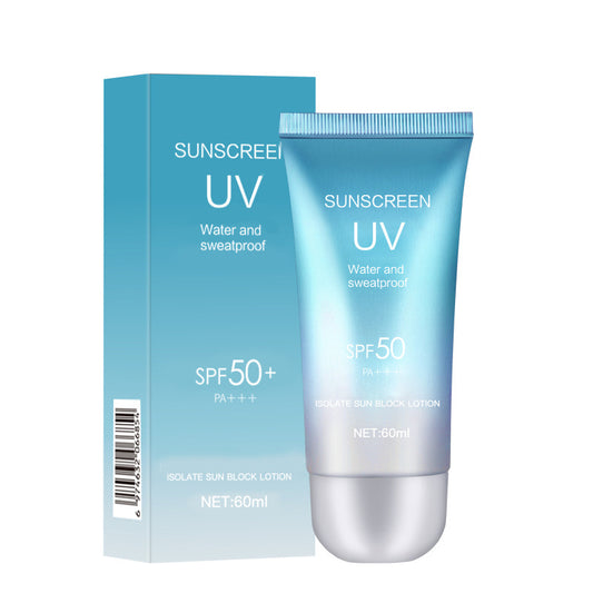 SPF50 sunscreen lotion texture and formula