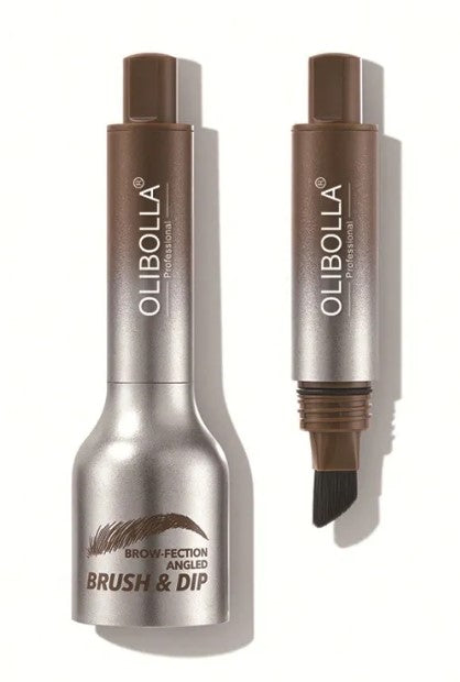 Big brush eyebrow pencil opened cap detail