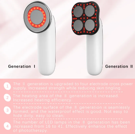Cellulite massager probe head detail