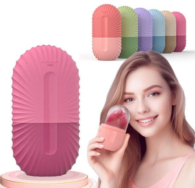 Facial massage ice tray skin benefits